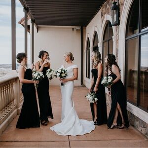Azazie Black Bridesmaid Dress